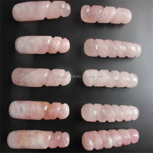 סיטונאי טבעי עלה קוורץ קריסטל יוני דילדו קריסטל דילדו - Product Image 4