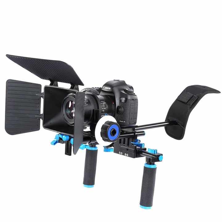 DSLR Rig Movie Kit Shoulder Mount Rig Follow Focus Rig Mount for
