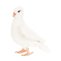 Jouet en peluche réaliste en forme de colombe blanche à vendre