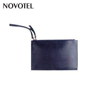 Suave delgada del teléfono del cuero genuino bolsa de mujer bolso de mano del embrague con la correa de muñeca - Product Image 6