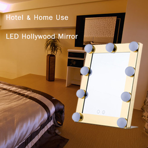 Alibaba al por mayor maquillaje estilo <span class=keywords><strong>Hollywood</strong></span> bombillas <span class=keywords><strong>LED</strong></span> espejo de vanidad espejo de maquillaje con 9 <span class=keywords><strong>luces</strong></span> - Product Image 1