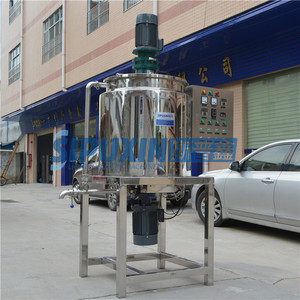 Machine de fabrication de <span class=keywords><strong>mayonnaise</strong></span> Mélangeur Spx avec circulation interne pour petite production Décharge inférieure automatique de 300 litres - Product Image 6