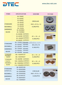 บล็อกทดสอบความแข็งแบบร็อคเวลล์พลาสติก DTEC, มาตรฐาน <span class=keywords><strong>HRE</strong></span>, HRL, HRM, HRR, วัสดุทองแดง, รูปทรงสี่เหลี่ยม - Product Image 3
