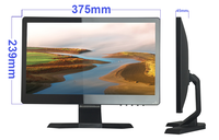 Monitor de TV LCD TFT de Pantalla Ancha 16:9, Monitor de Computadora LED de 15.6 Pulgadas con Puerto de TV