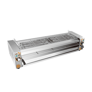Hot Sale Smokeless <strong>Indoor</strong> Stainless Steel Electric <strong>Bbq</strong> <strong>Grill</strong> with Salamander - Product Image 2