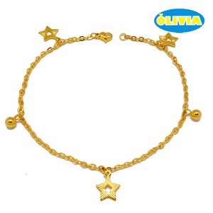 เครื่องประดับข้อเท้าแฟชั่นสำหรับผู้หญิง, สร้อยข้อเท้าเงินบาง - Product Image 4