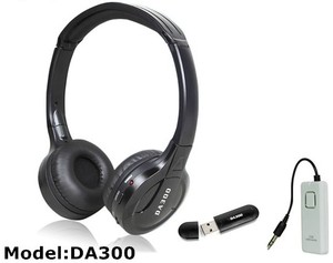 Casque sans fil 2,4 G / écouteurs / écouteurs intra-auriculaires, casque PC / jeu / détecteur de métaux <span class=keywords><strong>DA300</strong></span> - Product Image 4