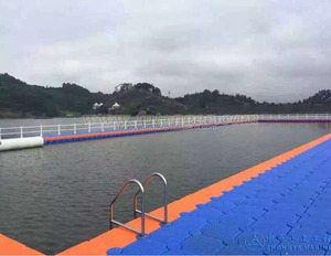 Floating pontoon swimming pool plastic HDPE floats