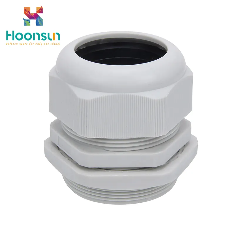 Hot bán M Chủ Đề Metric Kích thước 12-63 Mét chủ đề đường kính IP68 nhựa Nylon Cable gland