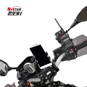 NSTAR Quick fetch and drop 4.7-6.3 inch motorcycle mobile phone holder walkie-talkie stand