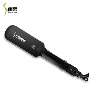 Top Selling Steam Infrared Hair Straightener With Hair Straightener Treatment New Arrival Vapor Hair Straightening Flat Iron