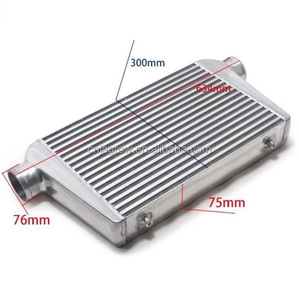 Universal Turbo intercooler 450X300x76, intercooler de montaje frontal para Honda Civic integra SAA - Product Image 2