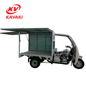 Tricycle de cabine fermée pour <span class=keywords><strong>moto</strong></span>, <span class=keywords><strong>remorque</strong></span> électrique à 3 roues, <span class=keywords><strong>remorque</strong></span> de cargaison, cabine fermée, par fabricant, échelle - Product Image 2