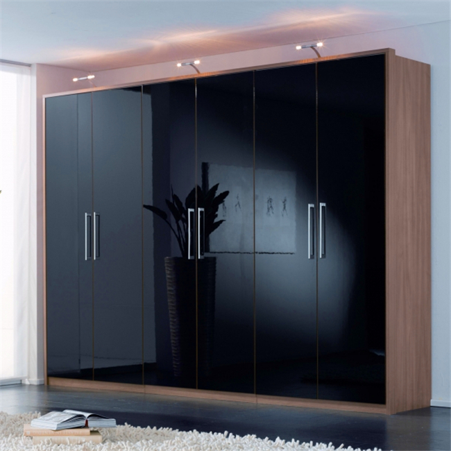 Eco-friendly Used Wooden Wardrobe Cabinet with Adjustable Shelf