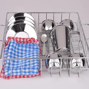 Set Mainan Dapur Logam Anak-anak, Set Mainan Teh Stainless Steel, Set Mainan Dapur Logam Waktu Minum Teh Keluarga