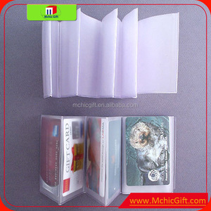Customized Folding Pvc Vinyl Soft Plastic <strong>Card</strong> <strong>Holder</strong> <strong>Wallet</strong>,flexible <strong>Card</strong> Booklet - Product Image 5