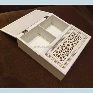 Специальная конструкция популярных роскошный белый резьба коробка лаком деревянный подарочная коробка для шоколада