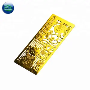 Etched through stainless steel metal gold color perfume labels for bottles,metal perfume bottle stickers ,metal brand logo tag