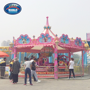 Wanle nuovo tipo Happy giradischi Amusement Carousel Horse Rides Kids Park - Product Image 3