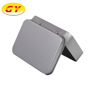 Bluk Kaleng Logam Berengsel Kecil Persegi Panjang Grosir - Product Image 2