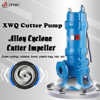 Meilleure unité de pompe de dragage et de broyage électrique centrifuge submersible pour déchets fécaux