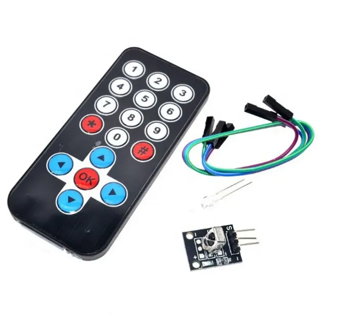 Hot selling HX1838 Infrared IR Wireless Remote Control Module Kits DIY Kit