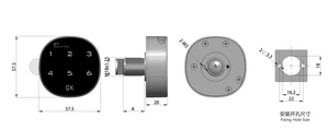 High Security Wt-m-1602a Sms <strong>Door</strong> <strong>Lock</strong> Smart <strong>Locks</strong> Electric Intelligent <strong>Lock</strong> - Product Image 4