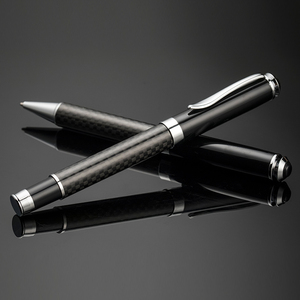 Yeni lüks karbon fiber tasarlanmış metal oyulmuş kalemler moda tasarım kalemler - Product Image 6
