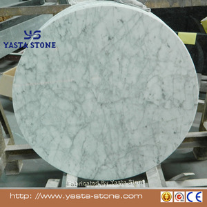 Dia 80cm Round Carrara White <strong>Marble</strong> <strong>Table</strong> <strong>Tops</strong> Night <strong>Tops</strong> - Product Image 2