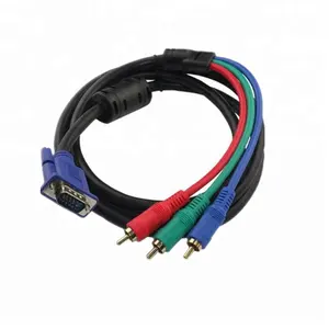 Câble VGA à 3RCA, convertisseur de haute qualité, entre vga et av,