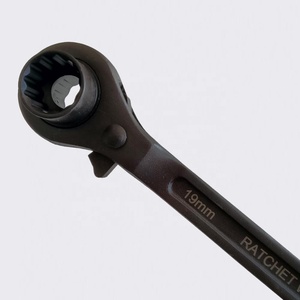 Double Ratchet Spud Wrench Ratchet Wrench <strong>Podger</strong> Socket <strong>Spanner</strong> 7/8" 3/4" 1-1/8" 1-1/4" - Product Image 5