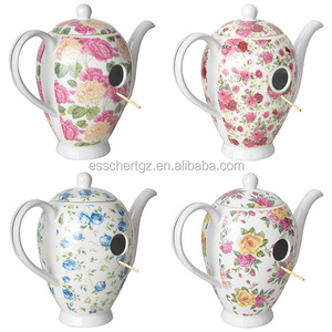 Esschert Design Theepot Vogelvoeder Vogelvoeder Groothandel Keramische Vogelvoeder - Product Image 3