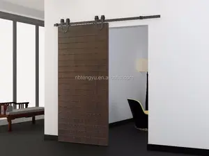 Barn Door Sliding DIY American Style Modern Interior Design Custom Sliding Insulated Barn Door Hardware