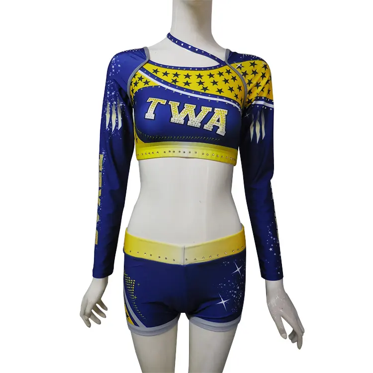 Conception personnalisée Lycée Cheerleading Uniforme Majorette