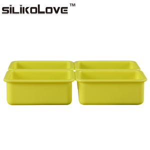 SILIKOLOVE Factory 4 Cavidad Rectángulo Forma Jabonera LFGB Platino Antiadherente BPA Libre <span class=keywords><strong>Silicona</strong></span> Jabón <span class=keywords><strong>Moldes</strong></span> - Product Image 6