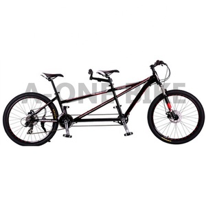 2025 새로운 스타일 레저 2 인용 탠덤 26 "자전거 단일 속도 자전거 - Product Image 1