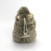 Peluche personnalisée, jouet en peluche, marmotte avec porte-clés