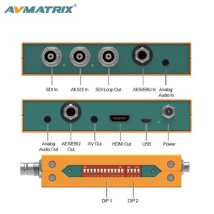 Avmatrix 1080p để 1080i SDI <span class=keywords><strong>HDMI</strong></span> chuyển đổi - Product Image 3