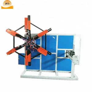 Mesin Lilitan Coiler Pipa PVC Plastik 75Mm Otomatis Pipa Selang PE 2 Station Winder