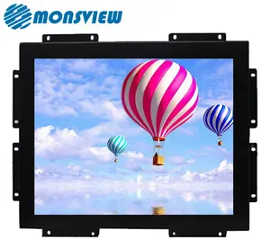 <span class=keywords><strong>Monitor</strong></span> Industriale Esterno Open Frame ad Alta Luminosità 1000nits Display 10.4 Pollici Schermo Quadrato con VGA HD-MI AV BNC USB - Product Image 1