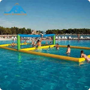 Inflatable Floating Bãi Biển Bóng Chuyền Tòa Án Nộp Thiết Bị Chơi Nước