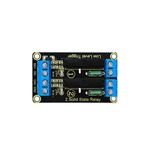 Keyestudio-Módulo de relé de estado sólido de 2 canales, escudo para Arduino para microbit