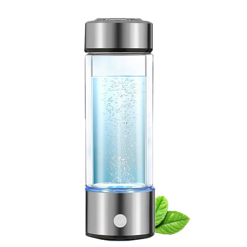 450Ml Nano Flask Healthy Electrolysis Portable Alkaline Hydrogen Generator Water Bottle、Drinking Hydrogen Water Generator