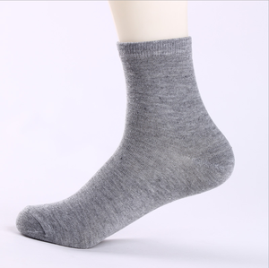 Chaussettes noires en bambou personnalisées 100% Chaussettes de travail pour hommes - Product Image 6