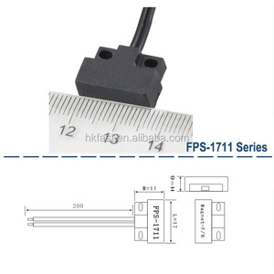 Szfast เซ็นเซอร์แม่เหล็กพลาสติกสี่เหลี่ยม FPS-1711กันน้ำได้เซ็นเซอร์แม่เหล็กความใกล้ชิดติดสกรู/ติดกาว - Product Image 2