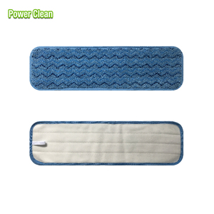 Grado comercial reutilizable hygen ecloth plana cabezales de repuesto para mojado o seco piso limpieza cuidado suministros polvo - Product Image 1