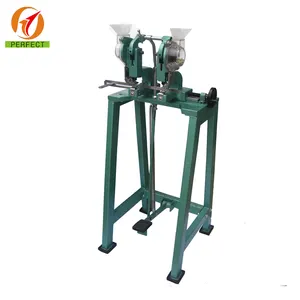 Double Heads Pedal Manual Eyelet Punching Machine For Fabric