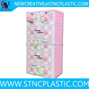 Wholesale Organizer Transparent Cabinet <strong>Plastic</strong> <strong>Stackable</strong> <strong>Drawers</strong> for Kids - Product Image 2