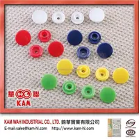 Kam Fancy Plastic Snap Fastener Buttons, Shopping