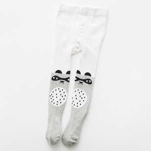Calcetines de bebé personalizados novedad venta al por mayor Panda blanco y negro lindo - Product Image 3